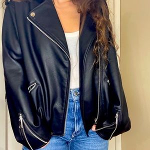 Leather jacket